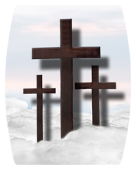 DAREC 106 WT Three Crosses (Clouds) White